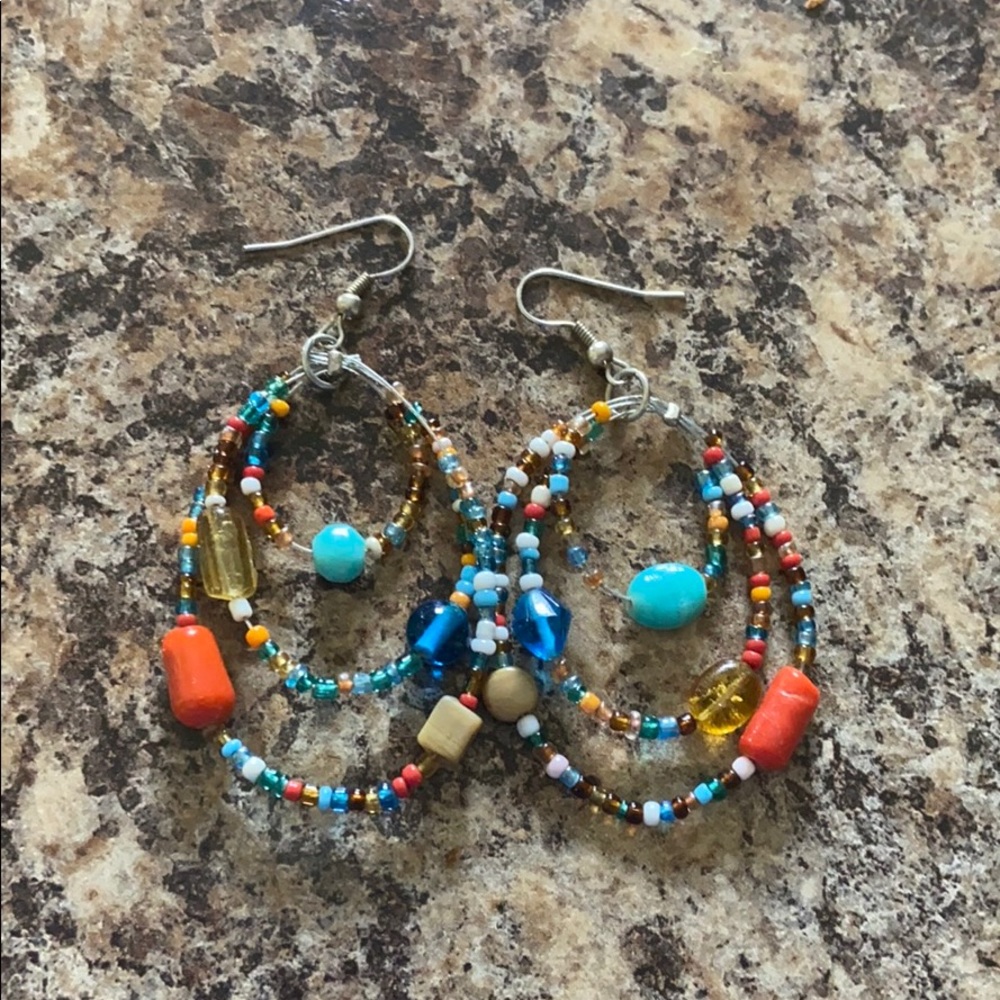 Multi color earrings